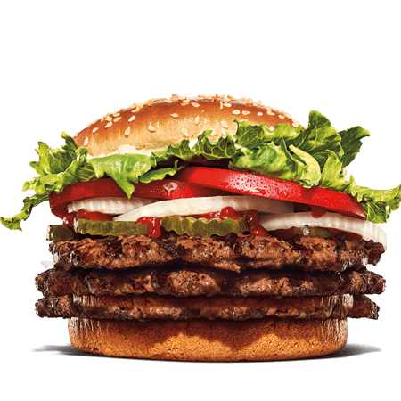 Tripple Whopper Menu