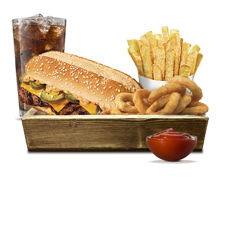 Long Chilli Cheeseburger