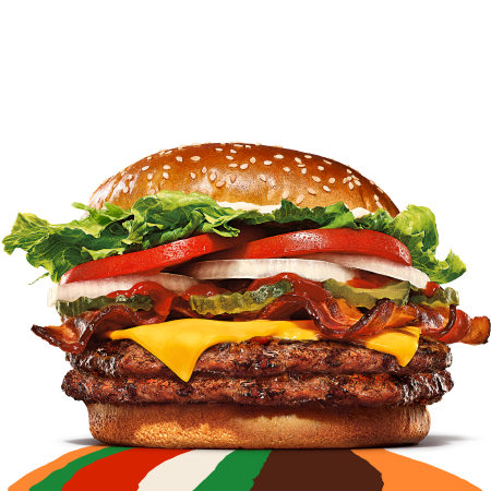 Double Bacon Cheese Whopper Menu